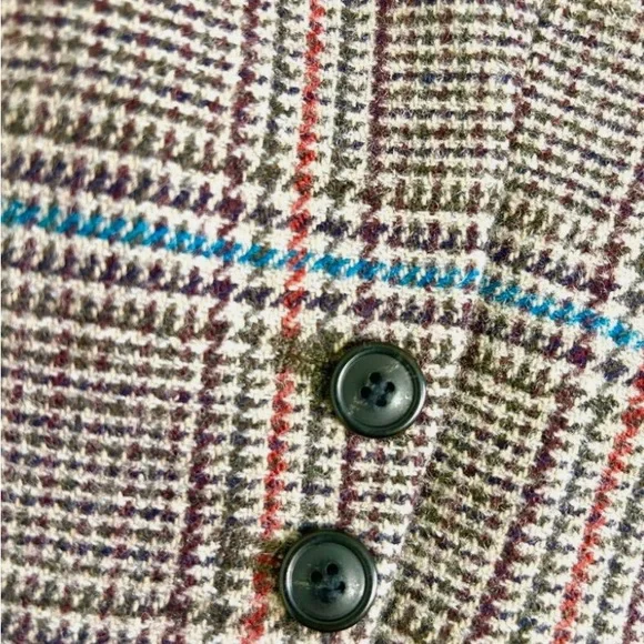 UNIQLO Ines De La Fressange - Women's Plaid Double-Breasted Coat - Picture 2 of 3